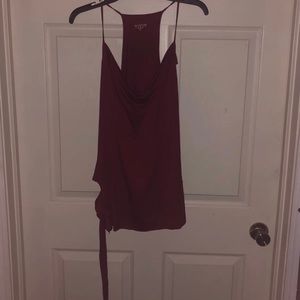 Maroon tank